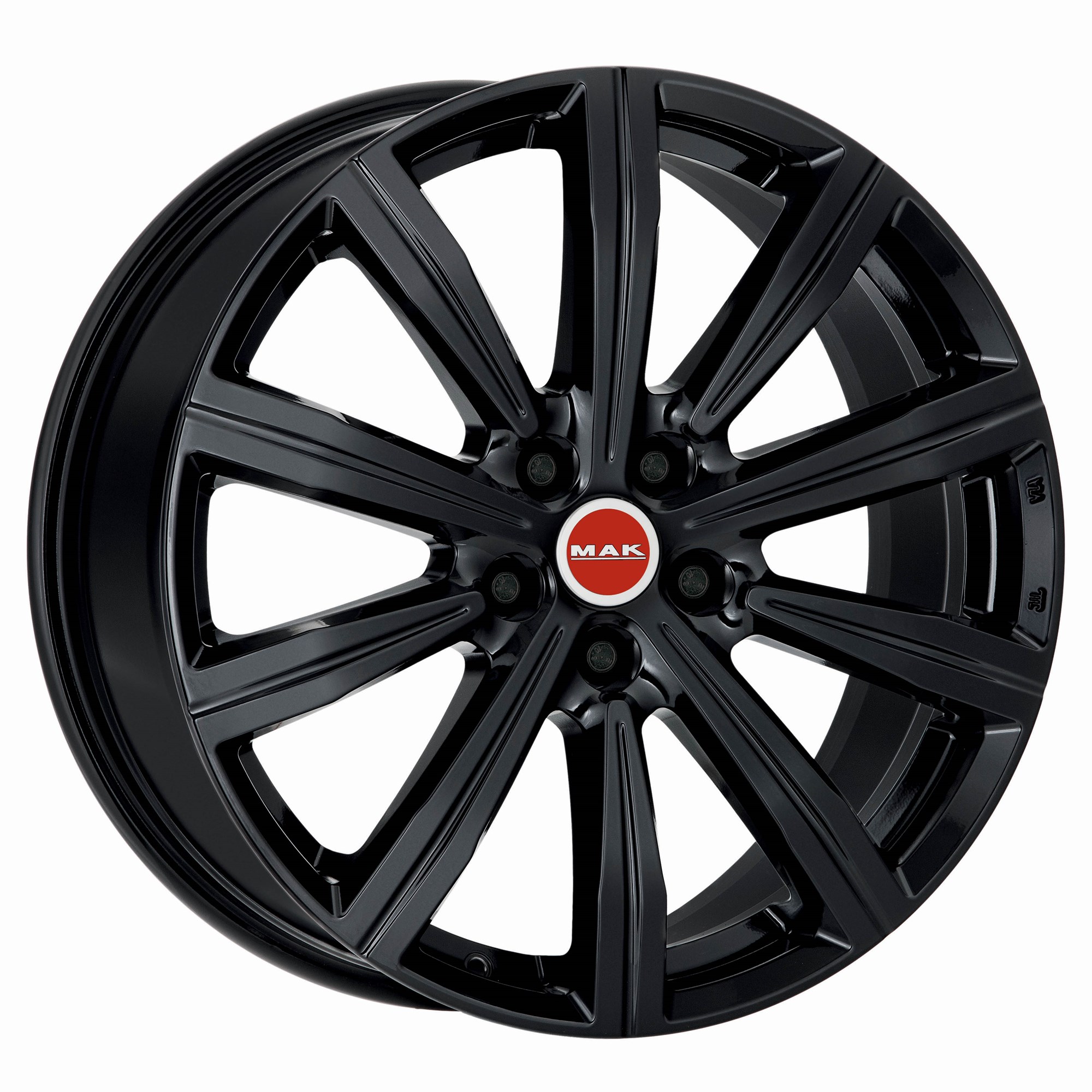 MAK BIRMINGHAM ZWART GLANZEND 8030580206976